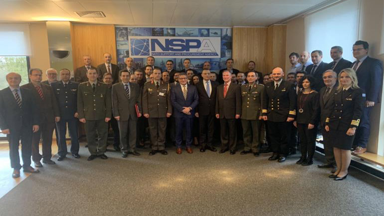 Ο ΥΦΕΘΑ Αλκιβιάδης Στεφανής στην έδρα υπηρεσίας του ΝΑΤΟ στο Λουξεμβούργο