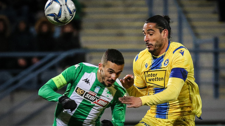 Μοιρασιά (1-1) για τον Αστέρα Τρίπολης και τον Παναθηναϊκό