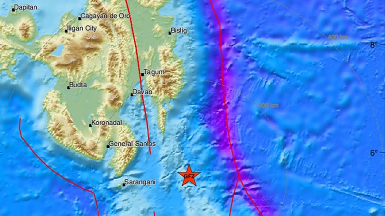 Σεισμική δόνηση 5,3R στο Μιντανάο των Φιλιππίνων