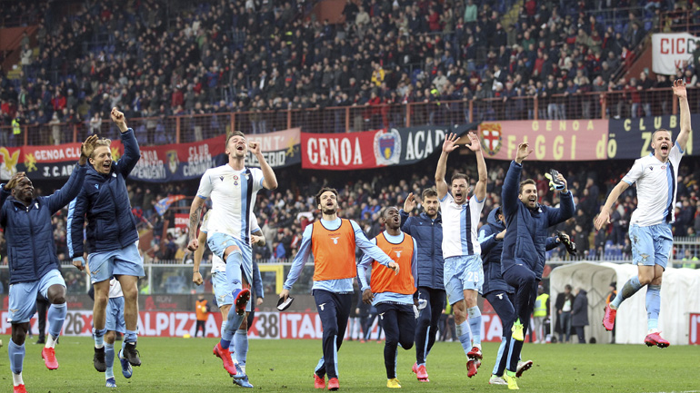 Iταλία: Μία ανάσα από την κορυφή η Λάτσιο, νίκησε 3-2 εκτός έδρας την Τζένοα
