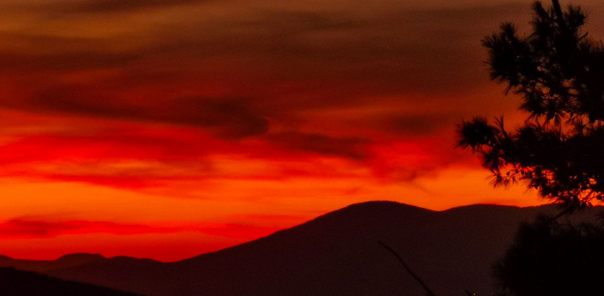 Ηλιοβασίλεμα στην Πάρνηθα
