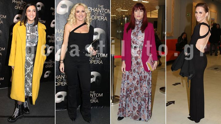 Λαμπερές παρουσίες στην επίσημη πρεμιέρα του «The Phantom Of The Opera»!