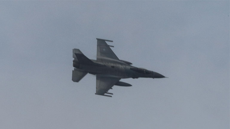 Πτήση τουρκικών F-16 πάνω από το Αγαθονήσι