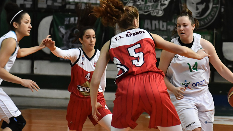 Μπάσκετ Γυναικών: Αλλαγή ώρας έναρξης του αγώνα Κρόνος Αγίου Δημητρίου-ΠΑΟΚ