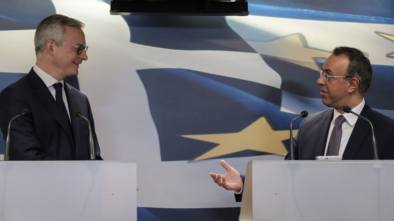 Σταϊκούρας-Λε Μερ ανησυχούν για τις επιτπώσεις του κορωνοϊού στην οικονομία