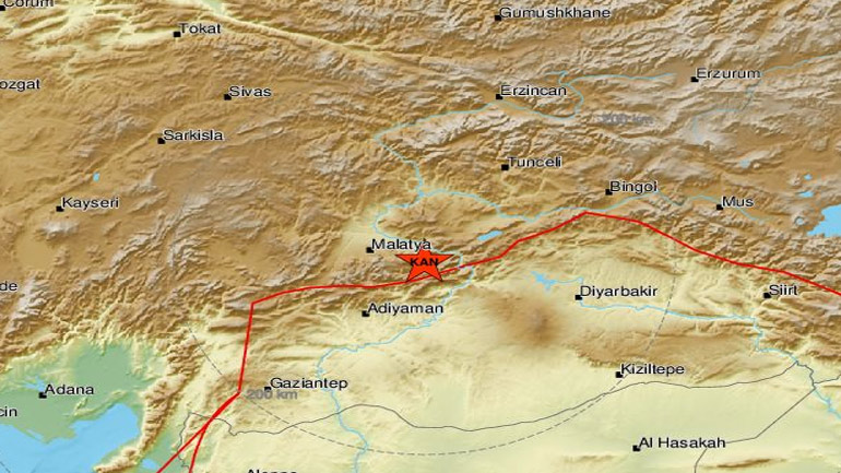 Σεισμική δόνηση 5R στην ανατολική Τουρκία