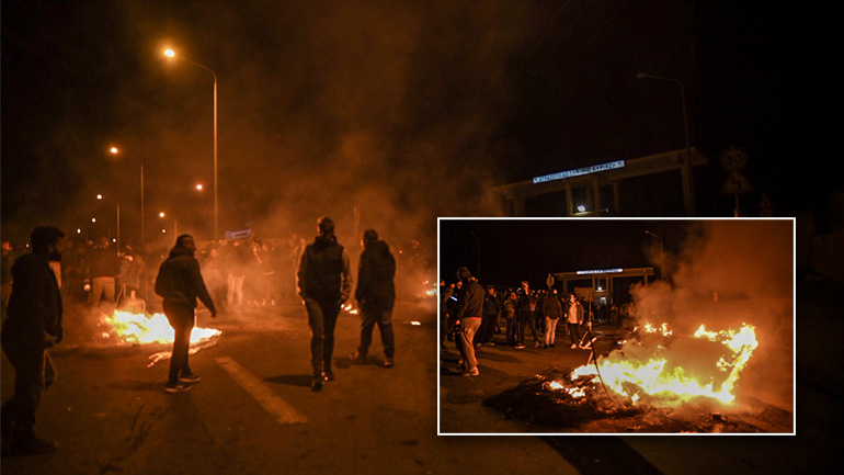 Πολιορκήθηκε το στρατόπεδο “Κυριαζή” στη Λέσβο