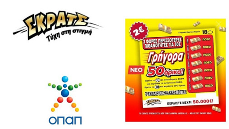 ΣΚΡΑΤΣ: Κέρδη 2.705.355 ευρώ την προηγούμενη εβδομάδα