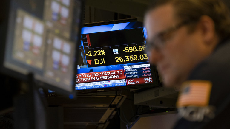 Κλείσιμο με πτώση στη Wall Street