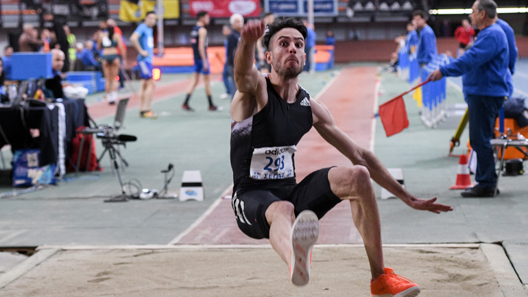 Πανελλήνιο Πρωτάθλημα κλειστού στίβου: Ξεχώρισαν Τεντόγλου στο μήκος και Πόλακ στο επί κοντώ