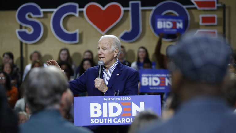 ΗΠΑ-Δημοκρατικοί: Νικητής ο Τζο Μπάιντεν στη Νότια Καρολίνα