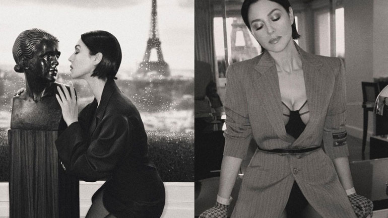 H Monica Bellucci ποζάρει με androgynous look για το ιταλικό L’Officiel