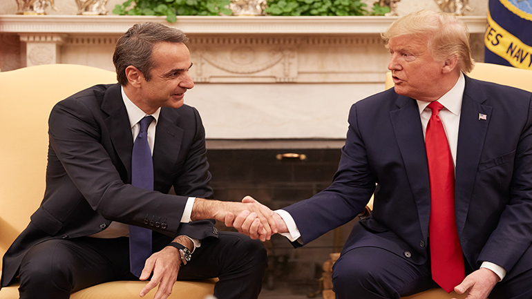 Συνομιλία με τον Ντόναλντ Τραμπ είχε ο Κυριάκος Μητσοτάκης