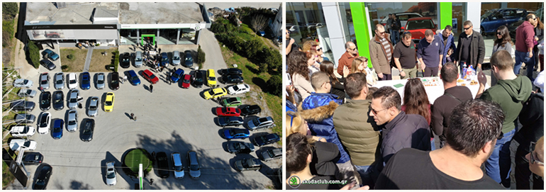 Πολλά... Skoda και πολύς κόσμος στην κοπή της πίτας του Skoda Club Πελοποννήσου