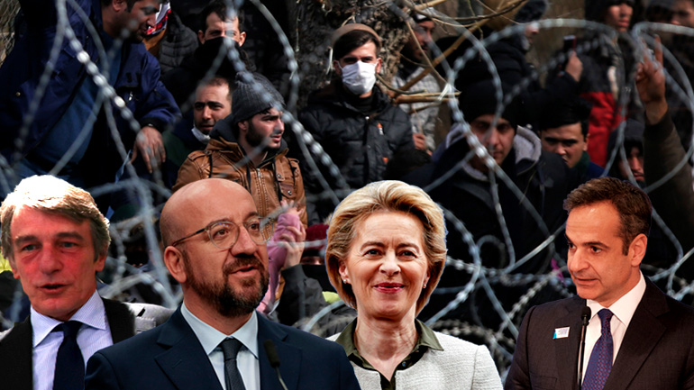 Η ηγεσία της Ε.Ε. στον Έβρο Η ηγεσία της Ε.Ε. στον Έβρο