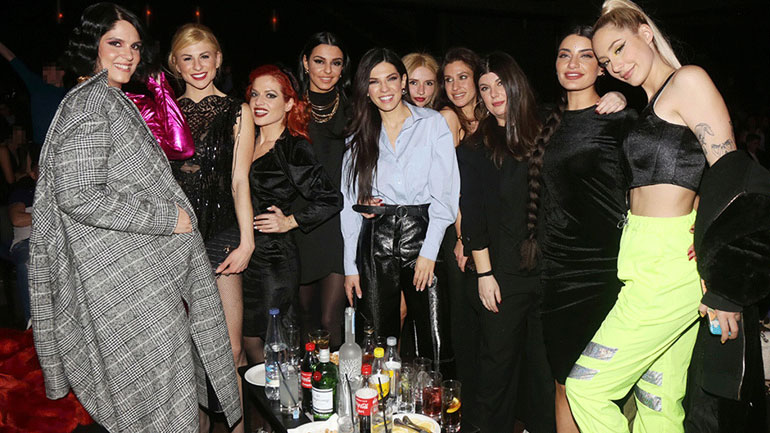 Βραδινή έξοδος για τις παίκτριες του My Style Rocks!