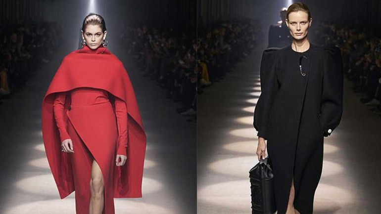PFW: Οι κάπες και οι έντονοι ώμοι έκλεψαν την παράσταση στο show του Givenchy
