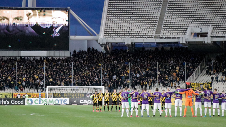 Συγκίνηση στο ΟΑΚΑ για τον Κώστα Βουτσά