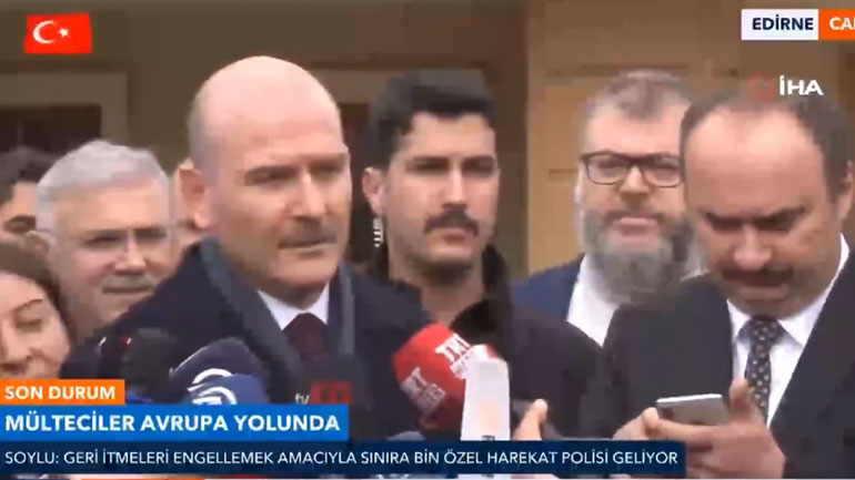 Ο υπουργός Εσωτερικών της Τουρκίας κατηγόρησε δημοσιογράφο πως είναι πράκτορας της Ελλάδας