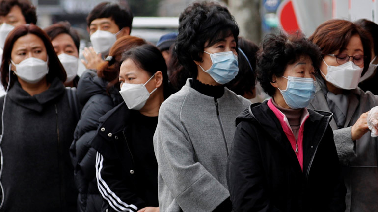 Επτά νέοι θάνατοι στη Νότια Κορέα από τον κορωνοϊό