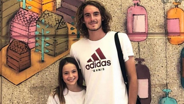 Οι τρυφερές ευχές του Στέφανου Τσιτσιπά για τα γενέθλια της αδελφής τους