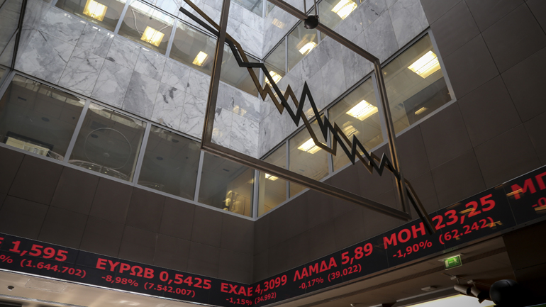 Χρηματιστήριο: Μεγάλες απώλειες 5,18%