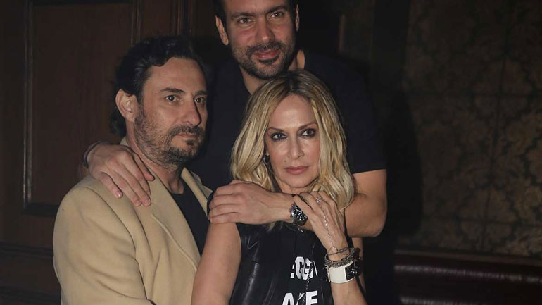 Άννα Βίσση: Βραδινή έξοδος στο Κολωνάκι με ροκ διάθεση!