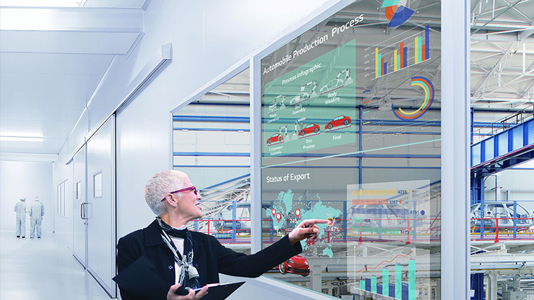 Νέα τεχνολογία με τη διάφανη OLED οθόνη αφής της LG