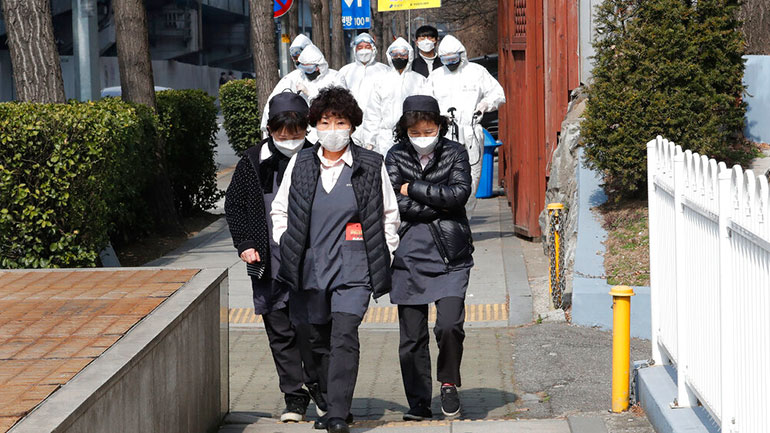 Νότια Κορέα: Στα 7.478 τα κρούσματα κορωνοϊού