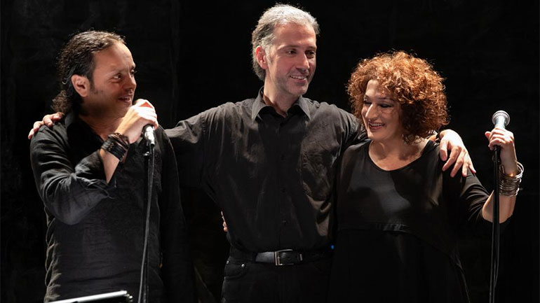 Ο  Δαμιανός Πάντας με την Ερωφίλη & τον Βασίλη Γισδάκη στον Σταυρό του Νότου