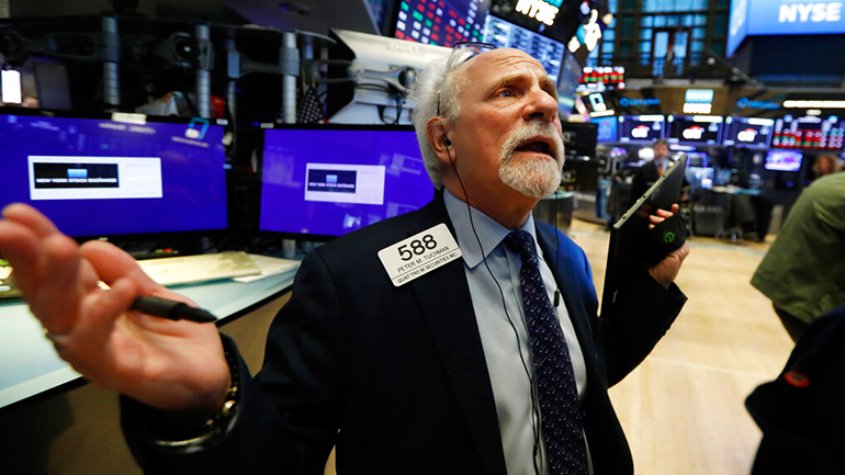 Η Γουόλ Στριτ έκλεισε με τις μεγαλύτερες απώλειες από το 2008