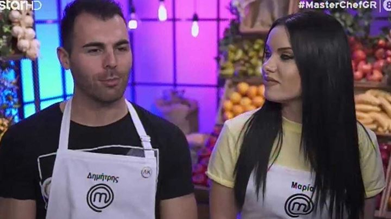 MasterChef: Αποκαλύφθηκε το ειδύλλιο ανάμεσα στη Μαρία και στον Δημήτρη