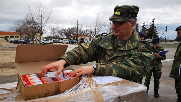 Το ΓΕΕΘΑ ευχαριστεί για τις προσφορές πολιτών προς τους φρουρούς του Έβρου