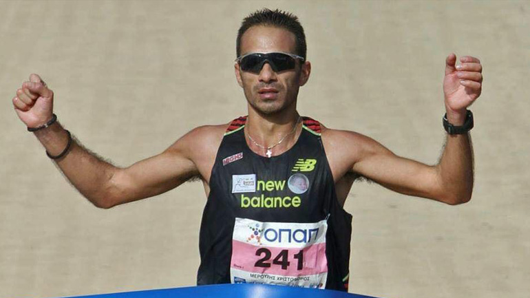 O Χριστόφορος Μερούσης στο Διεθνή Μαραθώνιο Ρόδου