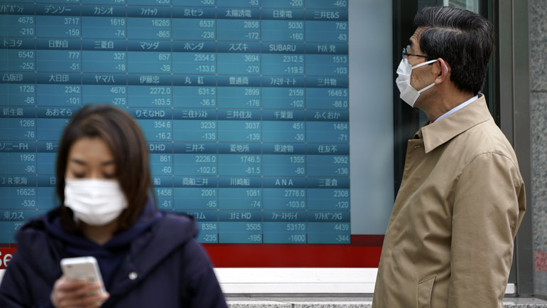 Πτωτικές τάσεις στο χρηματιστήριο του Τόκιο