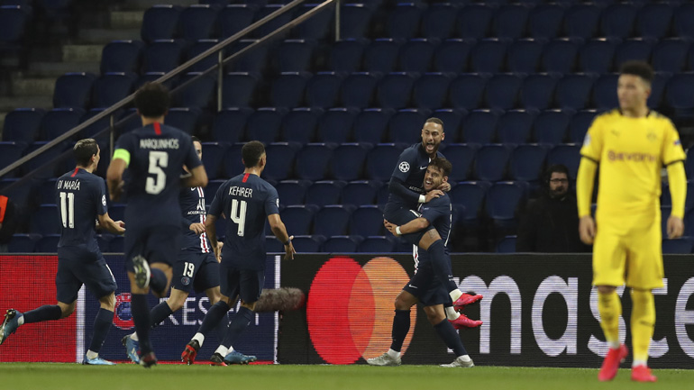 Στα προημιτελικά του Champions League η Παρί, 2-0 την Ντόρτμουντ
