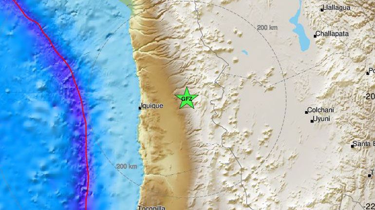 Σεισμός 5,2 Ρίχτερ στη Χιλή