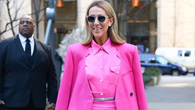 H total pink εμφάνιση της Celine Dion που πρέπει να αντιγράψετε τη νέα σεζόν!