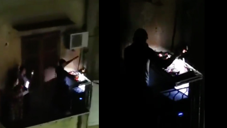 Ιταλός dj μετέτρεψε γειτονιά σε night club