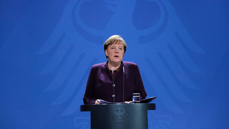 Γερμανία: Αυστηρότερα μέτρα για την αντιμετώπιση του κορωνοϊού ανακοίνωσε η Μέρκελ