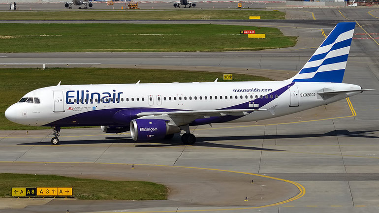 Τμηματική αναστολή πτήσεων ανακοίνωσε η Ellinair