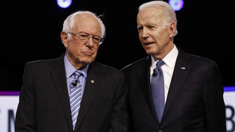 ΗΠΑ-Δημοκρατικοί: Ο Τζο Μπάιντεν οδεύει σε νίκες επί του Μπέρνι Σάντερς σε Φλόριντα και Ιλινόι