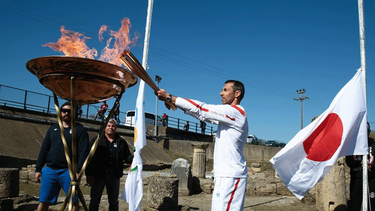 Το πρωί της Πέμπτης στο Καλλιμάρμαρο η τελετή παράδοσης της Ολυμπιακής Φλόγας