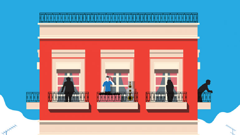 Στην Κατερίνη σχεδιάζουν πάρτι στα μπαλκόνια εν μέσω κορωνοϊού