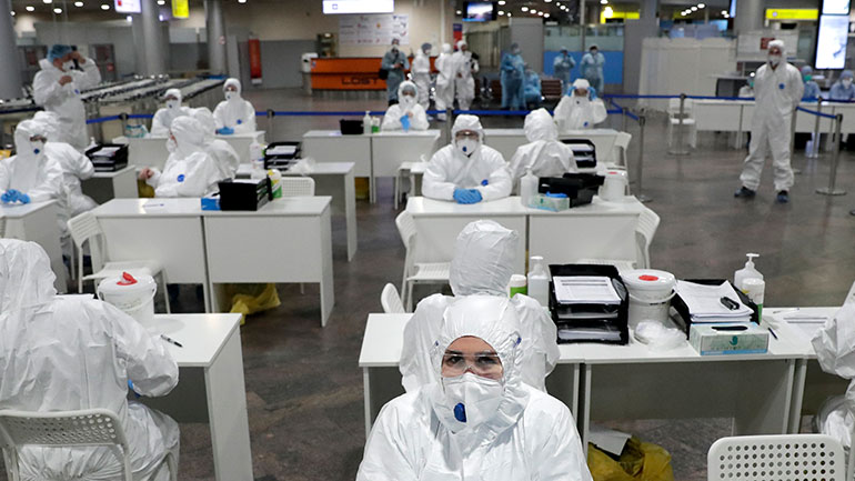 Σε 199 ανήλθαν τα κρούσματα του κορωνοϊού στην Ρωσία