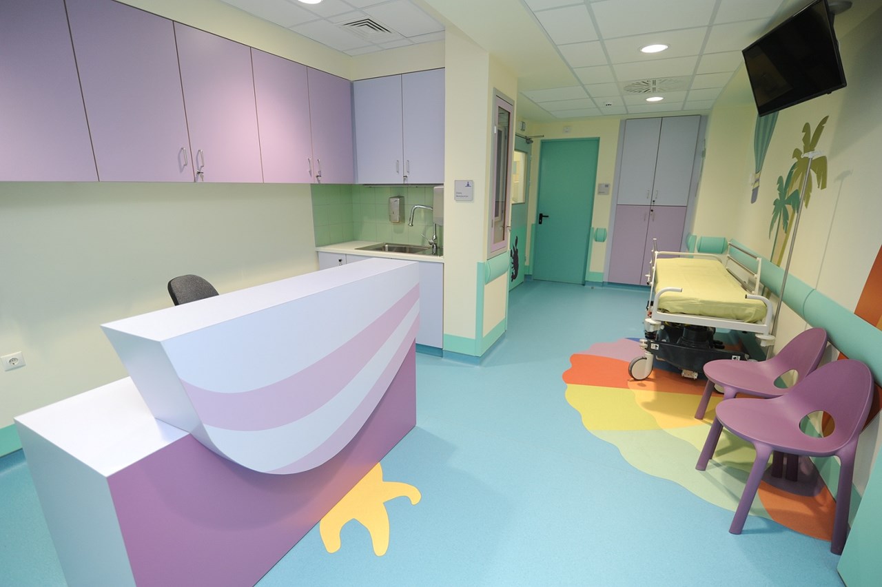 Η υπερσύγχρονη μονάδα λοιμωδών νοσημάτων στο νοσοκομείο παίδων «Παναγιώτης και Αγλαΐα Κυριακού», η οποία είναι κατάλληλη και για την αντιμετώπιση κρουσμάτων κορωνοϊού