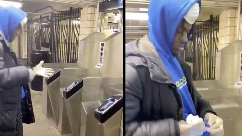 Γίνονται και αυτά στο μετρό 