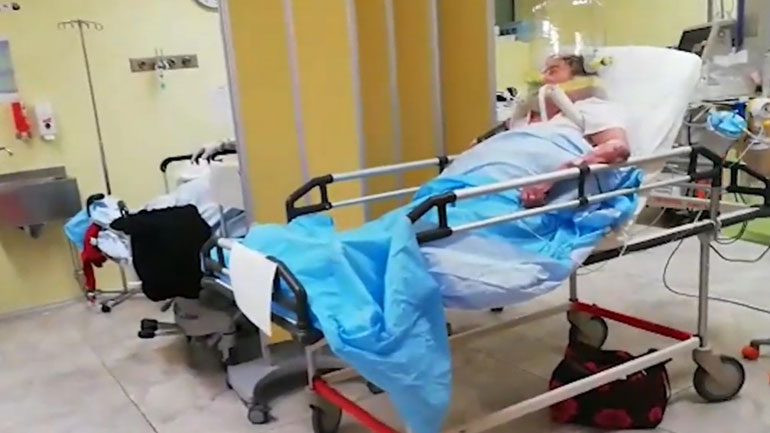 Ιταλία: Σοκάρουν οι εικόνες από το νοσοκομείο στο Μπέργκαμο