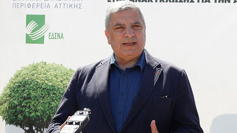 Τηλεδιάσκεψη Πατούλη με δημάρχους της Αττικής για την αντιμετώπιση του κορωνοϊού