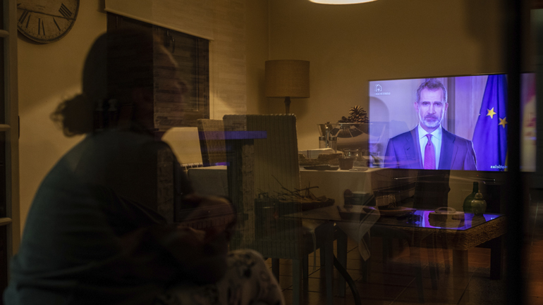 Από την ομιλία του βασιλιά Φιλίππου της Ισπανίας